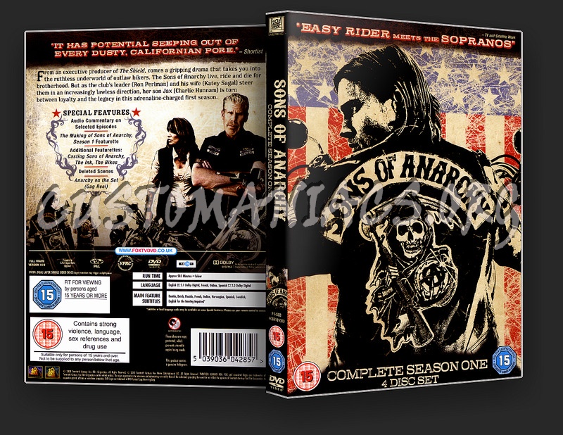 Sons Of Anarchy Season 1 Dvd Cover Dvd Covers And Labels By Customaniacs Id 137389 Free 2493