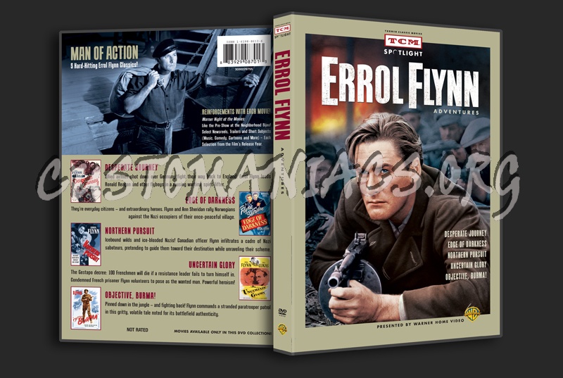 Errol Flynn Adventures dvd cover