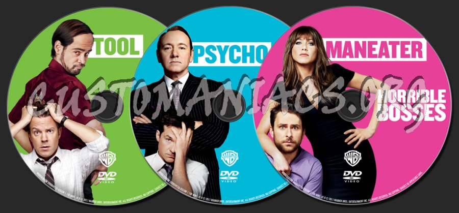 Horrible Bosses dvd label