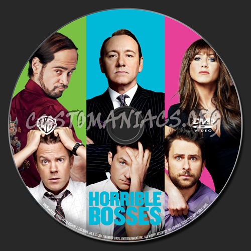 Horrible Bosses dvd label