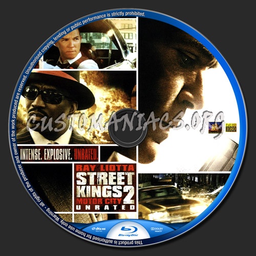 Street Kings 2: Motor City blu-ray label