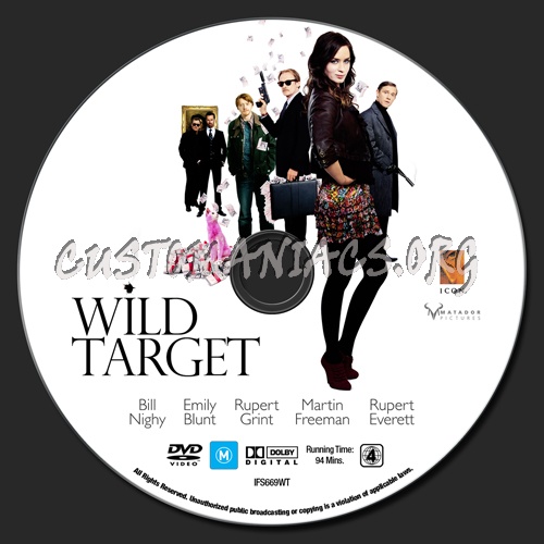 Wild Target dvd label