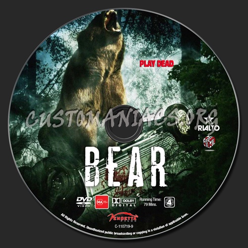 Bear dvd label