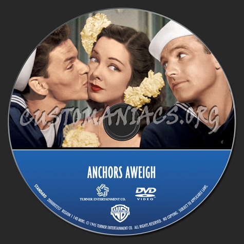 Frank Sinatra Collection: Anchors Aweigh dvd label