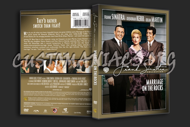 Frank Sinatra Collection: Marriage on the Rocks dvd cover