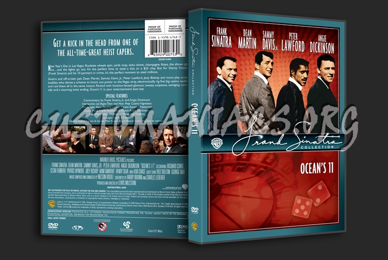 Frank Sinatra Collection: Ocean's 11 dvd cover