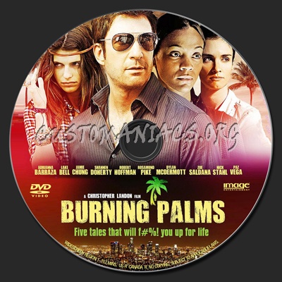 Burning Palms dvd label