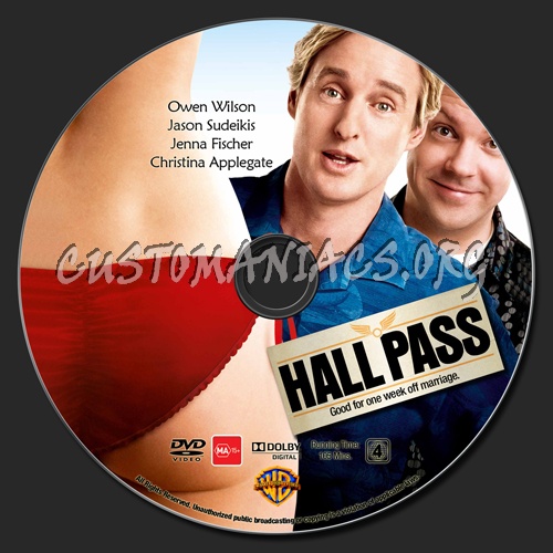 Hall Pass dvd label