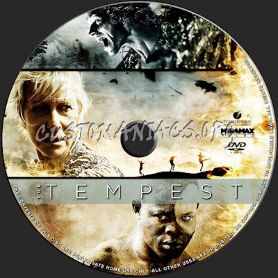 The Tempest dvd label