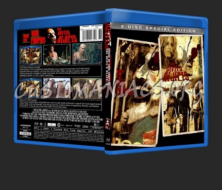 House of a 1000 Corpses & The Devils Rejects blu-ray cover