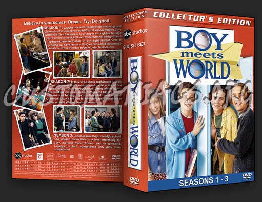 Boy Meets World: Seasons 1-3 dvd cover