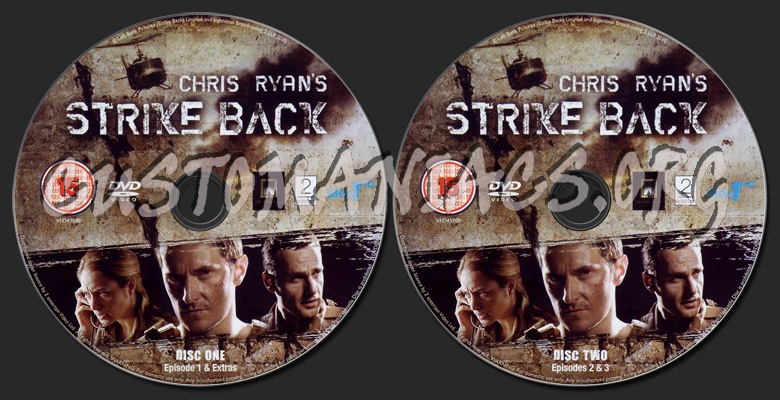 Chris Ryan's Strike Back dvd label