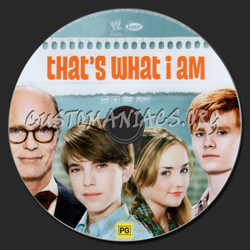 That's What I Am dvd label