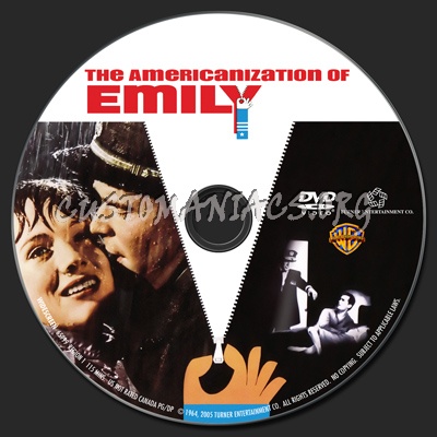 The Americanization of Emily dvd label