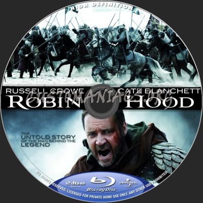 Robin Hood blu-ray label