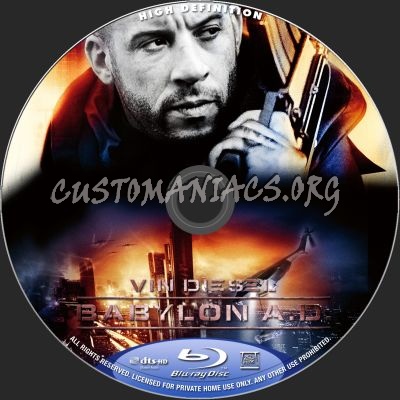 Babylon A.D. blu-ray label