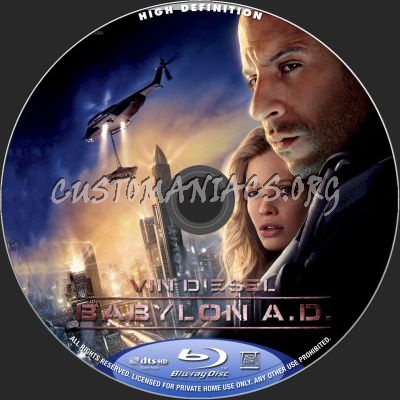 Babylon A.D. blu-ray label