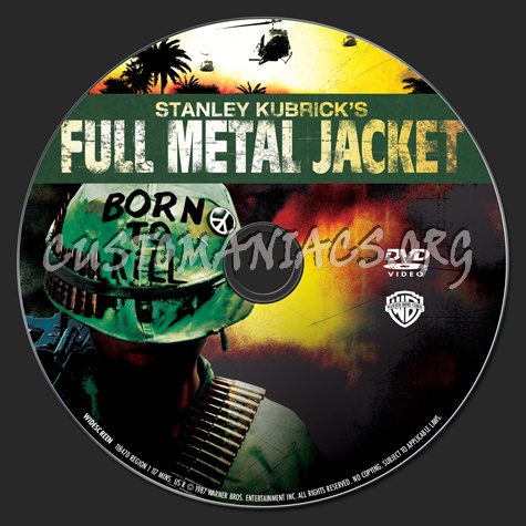 Full Metal Jacket dvd label