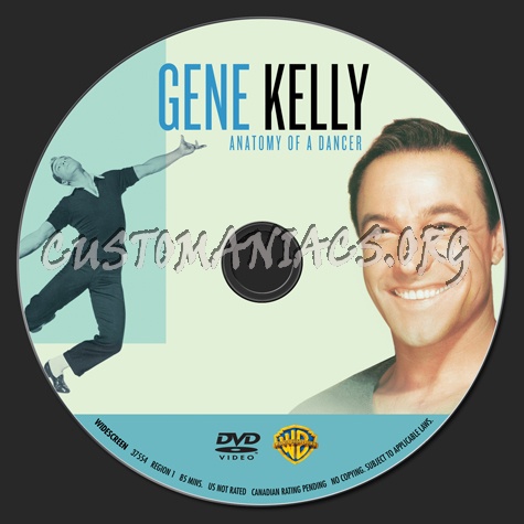 Gene Kelly Anatomy of a Dancer dvd label