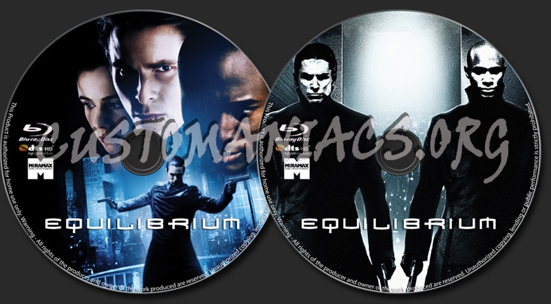 Equilibrium blu-ray label