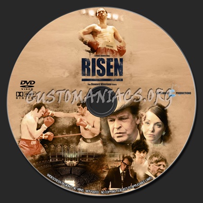 Risen dvd label