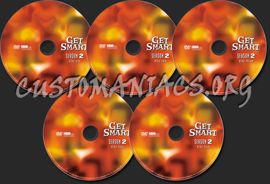 Get Smart Season 2 dvd label