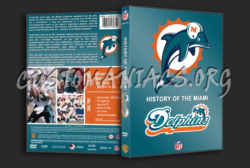 History of the Miami Dolphins dvd cover