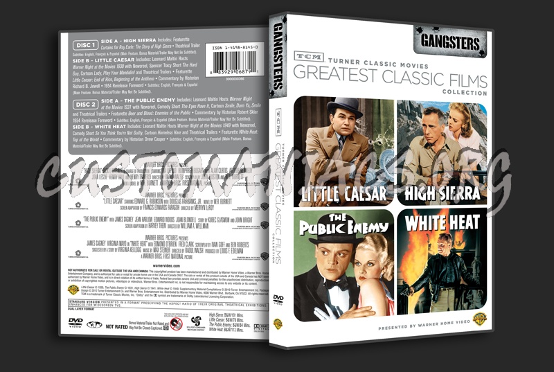 Greatest Classic Films Collection: Gangsters dvd cover