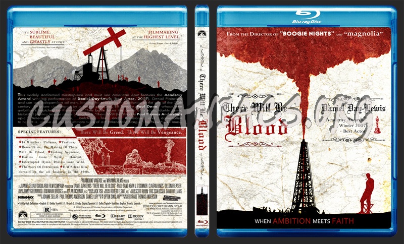 There Will Be Blood blu-ray cover