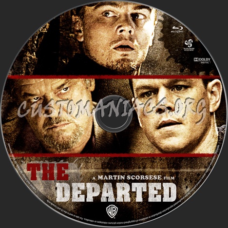 The Departed blu-ray label