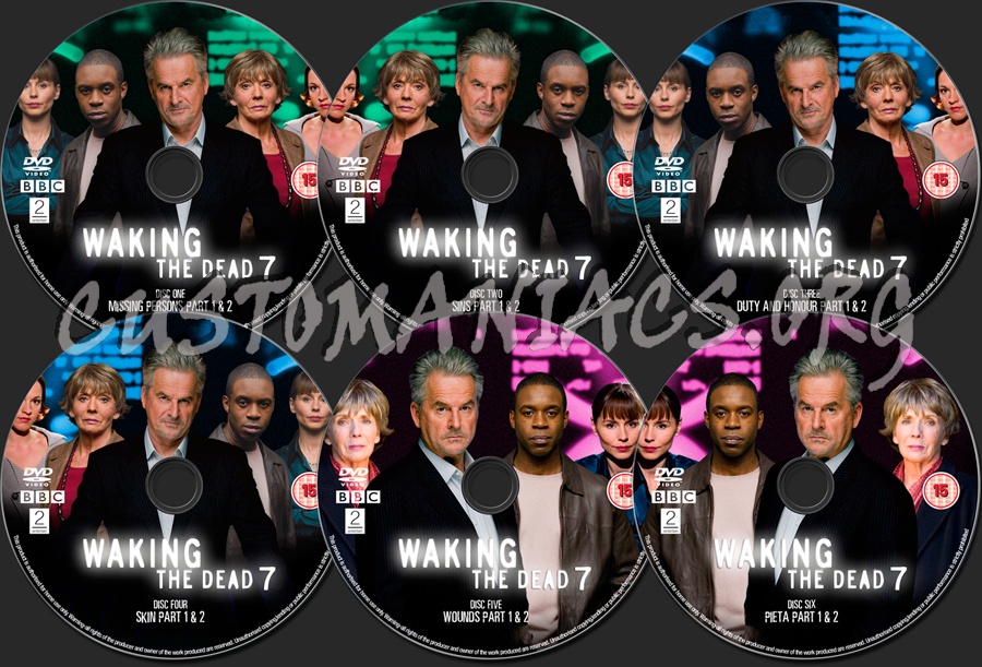 Waking the Dead Season 7 dvd label