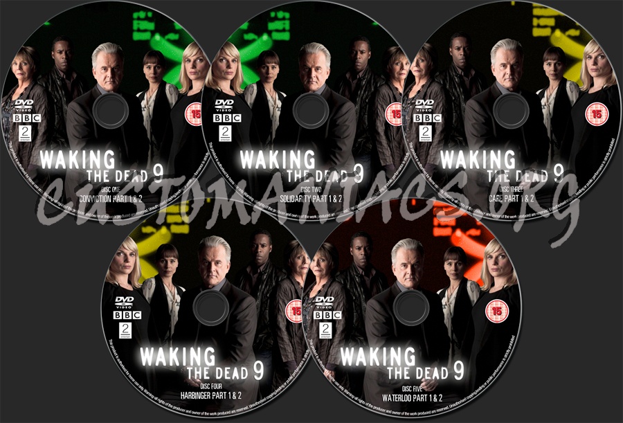 Waking the Dead Season 9 dvd label