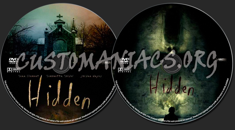 Hidden dvd label