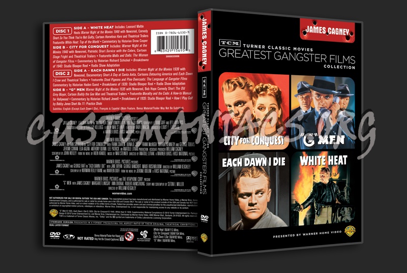 Greatest Gangster Films Collection: James Cagney dvd cover