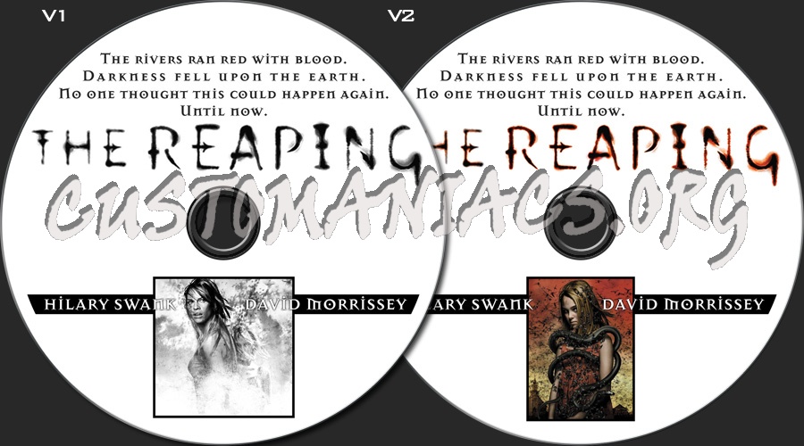 The Reaping dvd label