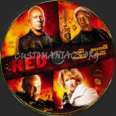 Red (2010) dvd label