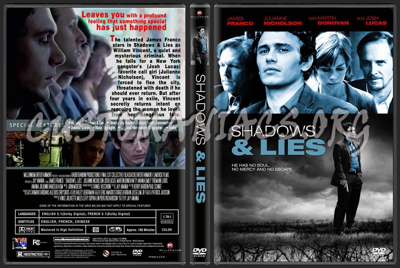 Shadows & Lies aka William Vincent dvd cover