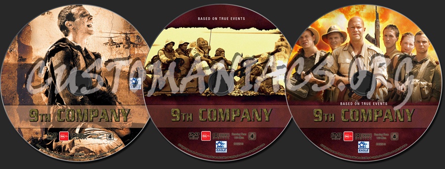 9th Company dvd label