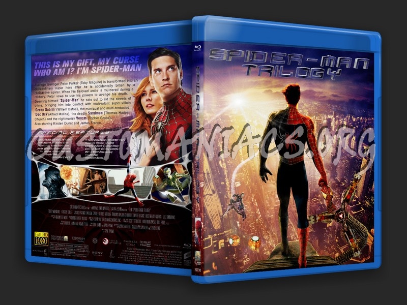 Spider-Man Trilogy blu-ray cover