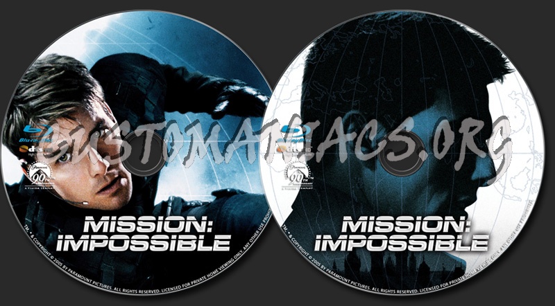 Mission Impossible blu-ray label