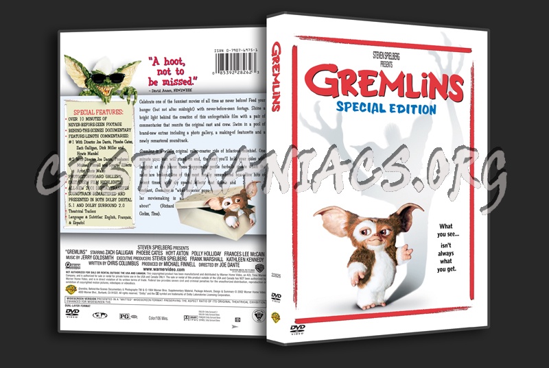 Gremlins dvd cover