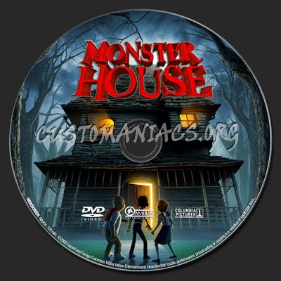 Monster House dvd label