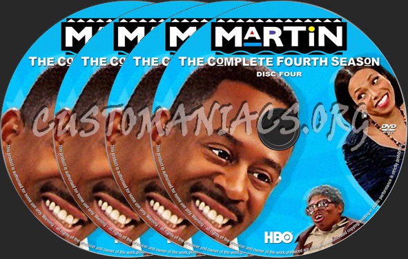 Martin Season 4 dvd label