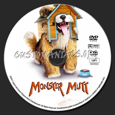 Monster Mutt dvd label