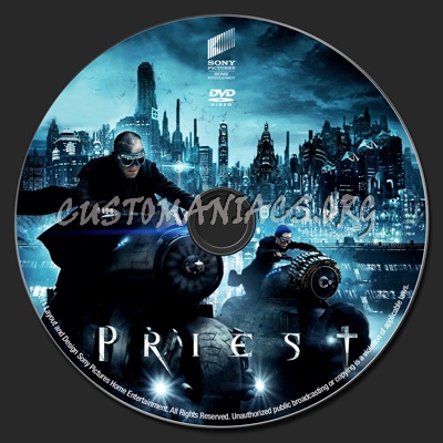 Priest dvd label