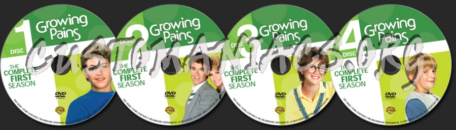 Growing Pains Season 1 dvd label