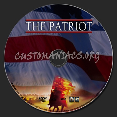 The Patriot dvd label