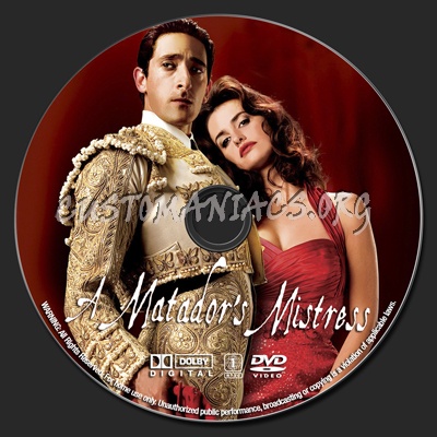 A Matador's Mistress dvd label