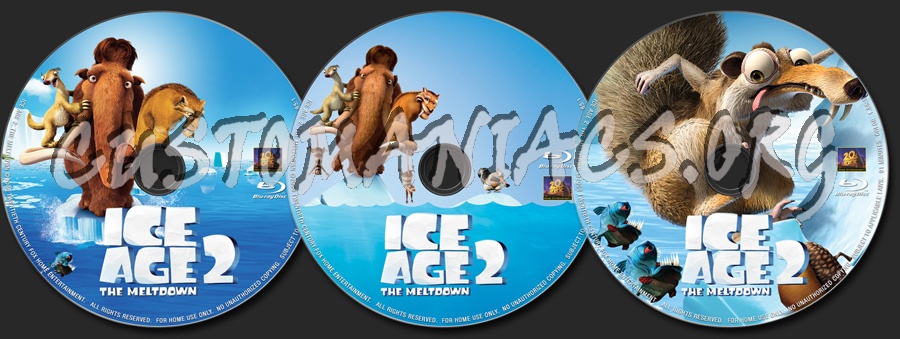 Ice Age 2: The Meltdown blu-ray label