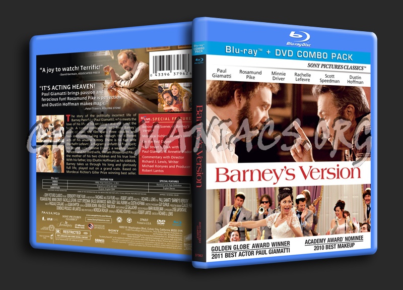 Barney's Version blu-ray cover